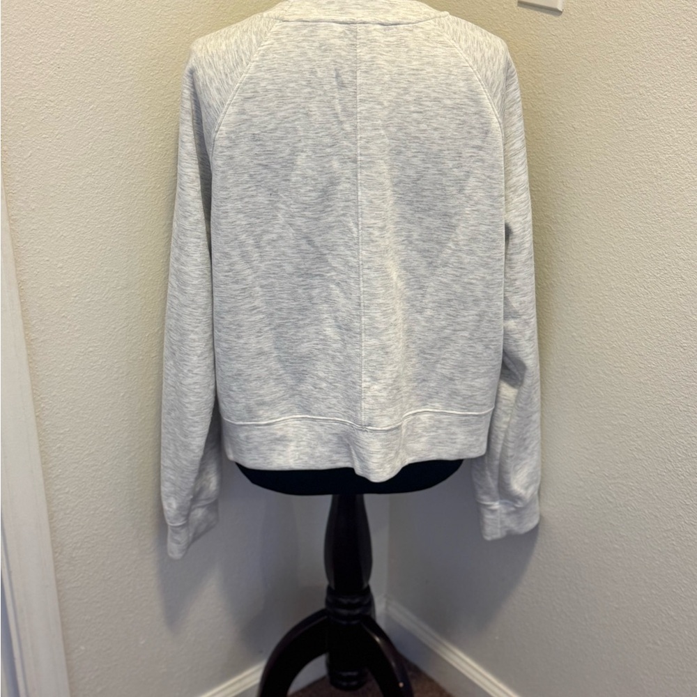 T|S By Thrive Societe Gray White Heather Soft Pullover Brushed Luxe XL $98 - Picture 4 of 7